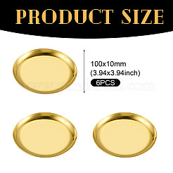 6 шт. пластины для украшений из нержавеющей стали&nbsp;AJEW-MB0001-11