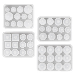 4шт 4 стиля силиконовые Молды для бусин своими руками&nbsp;SIMO-TA0001-15