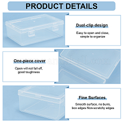 4 шт. 4 стиля полипропиленовые пластиковые контейнеры для хранения бусин с двойными узлами CON-BC0007-32