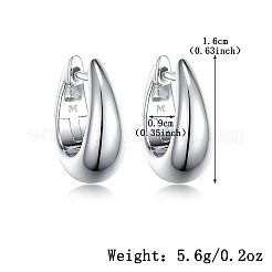 Маленькие серебряные серьги-подвески s925 UO7497