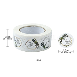 1-дюймовые рулоны наклеек «Спасибо» STIC-YW0001-05