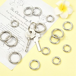 15шт 3 стиля пружинные кольца из цинкового сплава&nbsp;FIND-YW0011-76