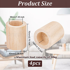 Деревянный стояк&nbsp;AJEW-WH0258-952