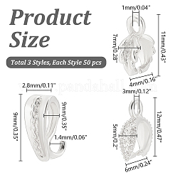 150 шт. 3-х видов латунных и сплавных держателей для ледоруба FIND-AR0004-74S
