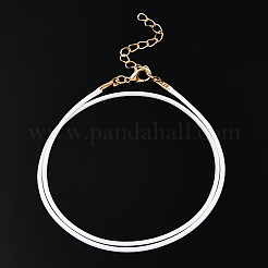 Воском хлопка ожерелье шнура материалы MAK-YWC0001-01KC-02