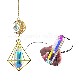 Металлические подвесные украшения в виде луны&nbsp;PW-WG54248-01