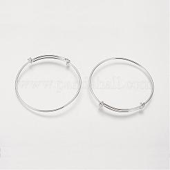 Регулируемый латунный расширяемый браслет&nbsp;KK-H176-S