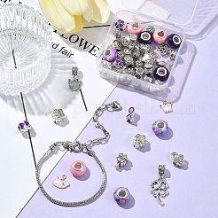 Европейский браслет с подвесками своими руками&nbsp;DIY-FS0005-64