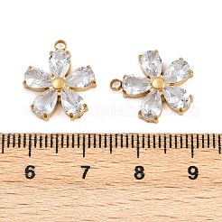 Подвески из нержавеющей стали 304 с микропаве из кубического циркония&nbsp;STAS-I352-07G-A01