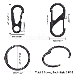 Наборы для застежки PALLOY-PH0005-92