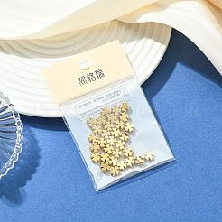 Латунные бусины в форме клевера&nbsp;XGRPCU938-302G