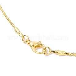 Подвеска в виде капли из морского сплава и граненого стекла&nbsp;NJEW-JN05915-01