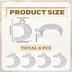 4 шт. Латунные подвески&nbsp;ZIRC-LP0001-44P