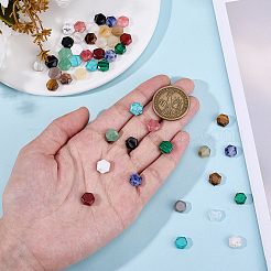48 шт. 12 стили бусин из смешанных драгоценных камней G-DR0001-01