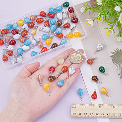 100шт. Акриловые подвески с имитацией драгоценных камней&nbsp;PALLOY-AR00038