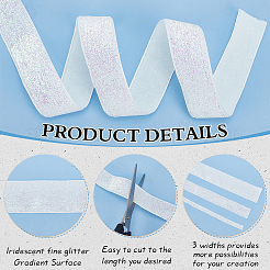 3 рулон 3-х видов полиэстеровой ленты с блестками OCOR-FG0002-55