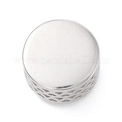 Европейские бусины из нержавеющей стали 304 STAS-O097-100A