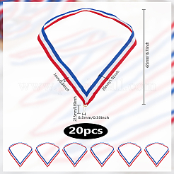 20 шт. полиэстеровый ремешок с застежкой из цинкового сплава&nbsp;AJEW-LP0006-15