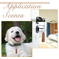 42 шт. 14-х цветные кожаные брелки с кольцами из платинового сплава&nbsp;KEYC-DC0001-30