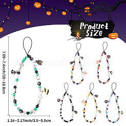 Наборы для изготовления браслетов на тему хэллоуина своими руками&nbsp;DIY-SC0031-79