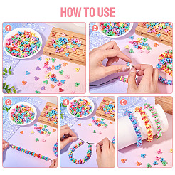 130 г непрозрачных акриловых бусин&nbsp;MACR-TA0002-26