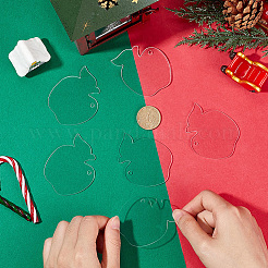 30 шт. рождественские акриловые большие подвески FIND-SC0011-41