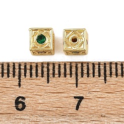 Латунные микробусины из кубического циркония KK-D424-02G