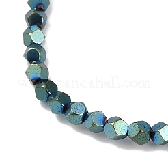 Гальванические нити из синтетических немагнитных гематитовых бусин G-A234-G03-01H