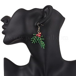 Серьги-подвески из нержавеющей стали и стекла&nbsp;EJEW-MZ00573