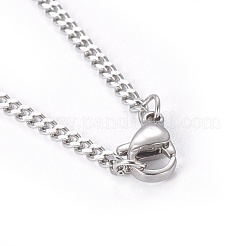 Не тускнеющие ожерелья из нержавеющей стали 304 MAK-I012-W01