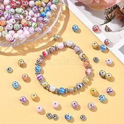 Наборы для самостоятельного изготовления браслетов из акриловых бусин&nbsp;DIY-YW0011-72