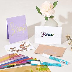 60 лист 10-х видов ПВХ-пленки для теплопередачи DIY-FH0004-25