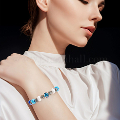 60шт 12 стиля европейские бусины из сплава в тибетском стиле TIBEB-PA0001-04