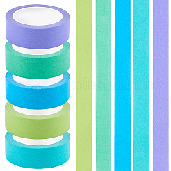 5 рулон двухцветной малярной ленты&nbsp;AJEW-CP0009-37