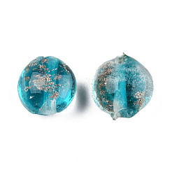 Бусины ручной работы бусины золотого песка LAMP-S035-12mm-10