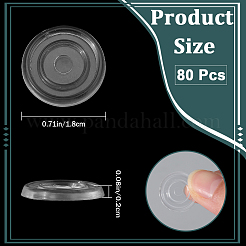 Противоскользящие накладки из ПВХ для стеклянной столешницы. KY-GF0001-47A