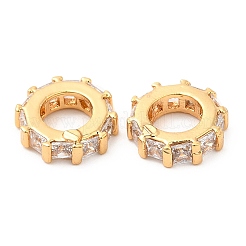 Латунные микро проложить Цирконий Европейский бисером KK-I705-03G