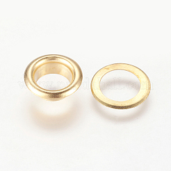 Кольцо латунных проушин&nbsp;LS-KK-WH0004-05G-10mm