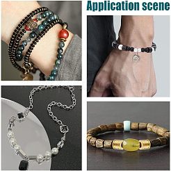 24 шт. 3-х цветные бусины из нержавеющей стали 304 STAS-UN0040-87