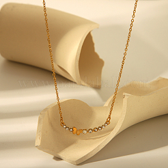 Женский комплект из серег и кулона-бабочки в форме луны из нержавеющей стали 304 JP4226