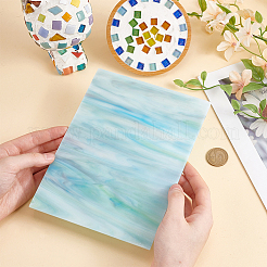 Кабошоны из стекла GGLA-WH0003-001A