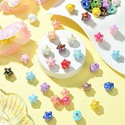 50 шт. пластиковые бусины с УФ-покрытием&nbsp;SACR-CJ0001-69