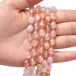 Натуральные вишневые агатовые бусины&nbsp;G-F809-A12-01