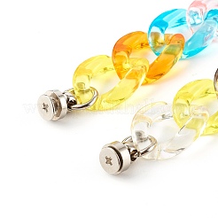 Акриловая цепочка для телефона с цепочкой HJEW-JM00504-03