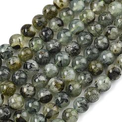 Природные пренит нитей бисера&nbsp;G-D361-02A-10mm