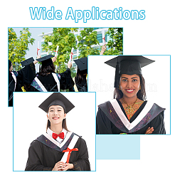 1шт полиэстеровый капюшон для выпускного платья&nbsp;AJEW-FH0003-25A