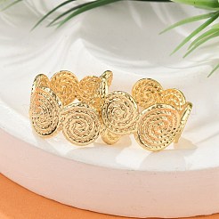 Латунные манжеты для женщин RJEW-B119-12G