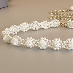 Цветок пластиковый искусственный жемчуг бисер сплав талии живот цепи для женщин FS-WG81ED8-01