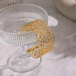 Браслеты-манжеты в винтажном стиле из нержавеющей стали 304 с широким открытым краем&nbsp;RD6268