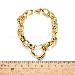 Браслеты с подвесками из нержавеющей стали 304&nbsp;BJEW-Q050-02G